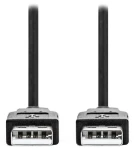 Nedis / Kábel USB 2.0 / USB-A - USB-A / čierny / bulk / 5 m (CCGL60000BK50)