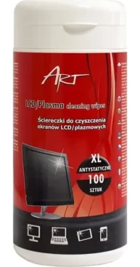 Art Vlhčené obrúsky XL na LCD/TFT obrazovky AS-14 / Obrúsky / 100 ks (CZARTAS14)
