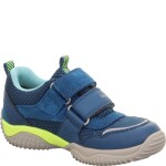 Chlapčenské celoročné topánky STORM Blue/Yellow s membránou Goretex, Superfit, 1-006386-8040, v modro-žltej farebnej kombinácii - 25
