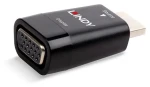 Lindy HDMI na VGA čierna / Adaptér / 1920×1200 px / 60 Hz (38194)