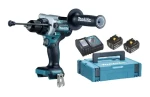 Makita DHP492RTJ / Aku Vŕtací skrutkovač s príklepom / 18V / 2100 ot-min / 13 mm skľučovadlo / 65 Nm / 2x 5.0 Ah (DHP492RTJ)