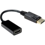 Value DisplayPort / HDMI káblový adaptér Konektor DisplayPort, Zásuvka HDMI-A 0.15 m čierna 12.99.3138 Kábel DisplayPort; 12.99.3138