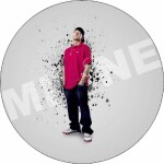 Jedlý papier „Eminem v ružovom tričku“, 19,5 cm - Pictu Hap
