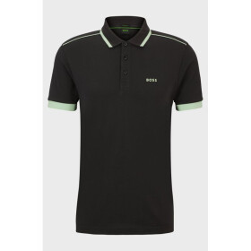 Pánske polo tričko BOSS Paddy 1 Charcoal regular fit black (50512995-016) S