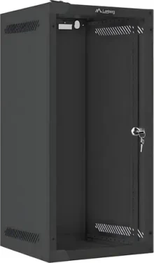 Lanberg WF10-2312-10B čierna / Nástenný rack / 10" / 12U / flat pack (WF10-2312-10B)