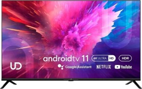 UD UDTV 43U6210 televízor109,2 cm (43") 4K Ultra HD Smart TV Wi-Fi Čierny 220 cd/m²