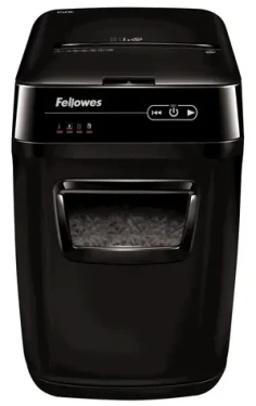 Fellowes AutoMax 150C / Skartovač / 150 listov / krížový rez 4×38 mm / P-4 / 32 l (FELSHAM150C)