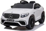 Mamido Detské elektrické autíčko Mercedes Benz GLC 63S 4x4 biele