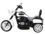Mamido Detská elektrická motorka Chopper biela