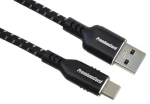 PremiumCord USB-C - USB 3.0 A / Kábel / USB 3.2 Gen 1 / 5 Gbit / s / 3A / 2 m / bavlnený oplet (ku31cx2)