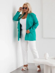 Dámske sako Classic Plus Size námornej farbe (8275) odstíny zelené