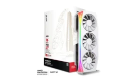 XFX Mercury Radeon RX 9070XT 16GB OC biela / 3100 MHz / 16GB GDDR6 / 256-bit / 1x HDMI + 3x DP / 700W (8+8+8) (RX-97TRGBBW9)