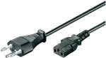 Goobay 93617 IEC prepojovací kábel 2 m čierna (4040849936173)