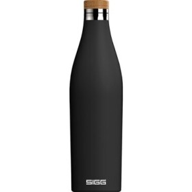 SIGG Meridian 0.7 l čierna / Dvojstenná nerezová fľaša (8999.90)