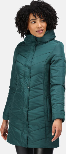 Dámsky zimný kabát Regatta RWN186 Parthenia 3EB zelený - Regatta XS-34 Zelená