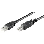 Goobay 68901 3 m čierna / USB kábel / USB 2.0 (68901)