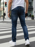 Pánske džínsy slim fit tmavomodré FashionStreet UX4479 s33