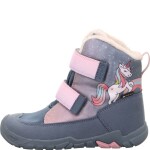 Dievčenské zimné barefoot topánky TRACE Blue/Pink GTX Superfit 1-006041-8040 - 34