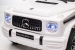 Mamido Mamido Detské elektrické autíčko Mercedes Benz G63 cabrio EVA kolesá biele