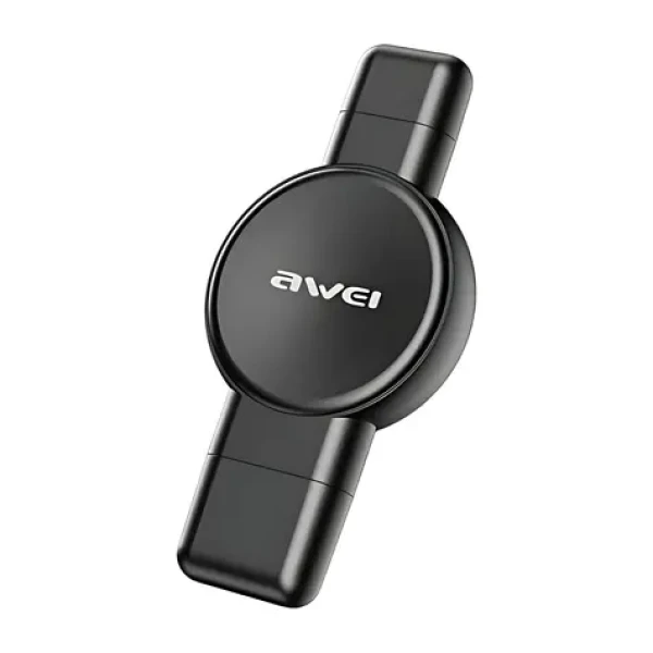 AWEI W26 čierna / Nabíjačka pre chytré hodinky / Apple Watch, Samsung Galaxy Watch / magnetická / USB-C (W26)