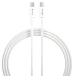 Devia SMART Series nabíjací kábel USB-C - USB-C biela / Nabíjací kábel / PD 100W / 1,5 m (6938595379536)