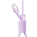 Joyroom S-A59 Vibrant Series Nabíjací kábel USB-A (M) - USB-C (M) 3A 1.2m fialová (6956116764128)