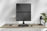 Neomounts DS45-600BL2V čierna / Stojan pre dva monitory / veľkosť 10-32" / nosnosť 9 kg / VESA 75x75-100x100 (DS45-600BL2V)