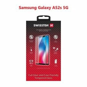 SWISSTEN FULL GLUE COLOR FRAME CASE FRIENDLY sklo pre SAMSUNG A528 GALAXY A52s 5G čierna (54501800)