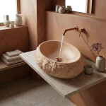 REA - Umývadlo na dosku Mika Light Terracotta REA-U7348