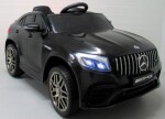 Mamido Elektrické autíčko Mercedes GLC63s s pohonom 4x4 a koženým interiérom, čierne
