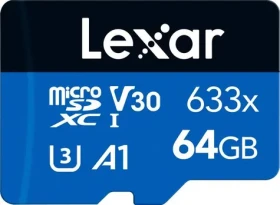 Lexar High-Performance 633x microSDHC 64 GB / UHS-I V10 / U1 / Class 10 / rýchlosť čítania 100MBs / zápis 45MBs (LMS0633064G-BNNNG)