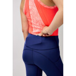 Dámske bežecké nohavice Spark Capri navy blue S