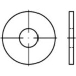 Podložka 10.5 mm 30 mm ocel pozinkované žiarom 250 ks TOOLCRAFT 146458; 146458