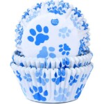Modré tlapky košíčky na muffiny 50×33 mm - House of Marie - House of Marie