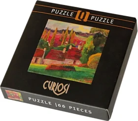 CURIOSI Štvorcové puzzle Q Art: Farma v Bretónsku