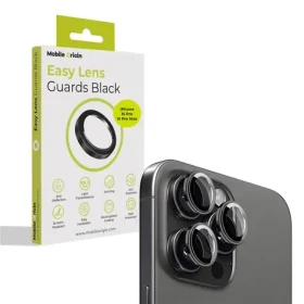 Mobile Origin Easy Lens guards ochranné sklo na objektív pre Apple iPhone 15 Pro/15 Pro Max čierna (FRL-LSG-i15Pro-BLK)