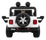 Mamido Elektrické autíčko Jeep Wrangler Rubicon 4x4 biele