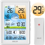 Berdsen Meteostanica s displejom BD-906 Biela