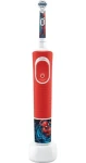Oral-B Vitality Kids D100 Spiderman červená / Elektrická detská zubná kefka / nabíjací stojan / od 3 rokov (4210201320074)