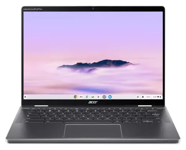Acer Chromebook PLUS Spin 714 sivá / Chromebook / 14" WUXGA T / Intel Core Ultra 5 115U / 16GB / 256GB SSD / Chrome EDU (NX.J31EC.001)