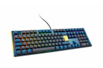 Ducky One 3 Daybreak MX-Speed-Silver modrá / Herná klávesnica / podsvietená / mechanická / drôtová (USB) / DE (DKON2108ST-PDEPDDBBHHC1)