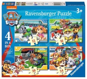 Ravensburger Tlapková patrola vo veľkofilme 4 v 1 - 12+16+20+24 dielikov