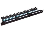 Alantec PK013 čierna / Patch panel / 24 portov / Cat5e / U/UTP / 1U (PK013)