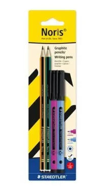 Staedtler Sada Noris / Grafitová ceruzka + fineliner / 4 ks / PEFC (61 BK4-1)