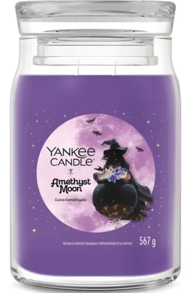 Yankee Candle Vonná sviečka Amethyst Moon / Signature sklo veľké / 2 knôty / Kvetinové