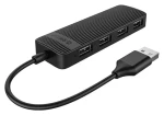 Orico FL02 čierna / USB hub / 4X USB-A 2.0
