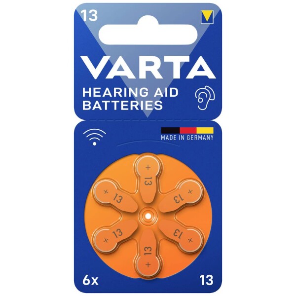 Varta Hearing Aid Type 13 6ks 24606101416