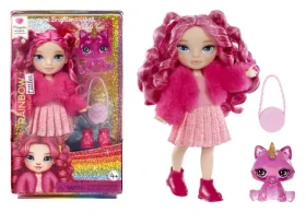 MGA Rainbow High Littles bábika - Magenta (Pink)
