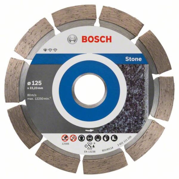 Bosch Accessories 2608603236 diamantový rezný kotúč Priemer 125 mm 10 ks; 2608603236