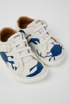 Camper Sella Houston Crabs White Natural (80212-119) detské celoročné nízke barefoot topánky 26 EUR